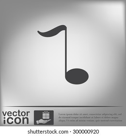 musical note sign. character singing and the music industry
