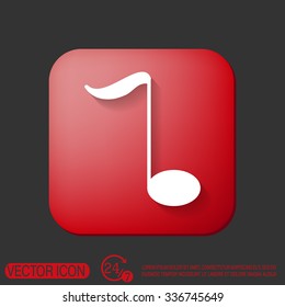 musical note sign. character singing and the music industry