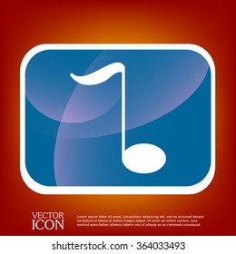 musical note sign. character singing and the music industry