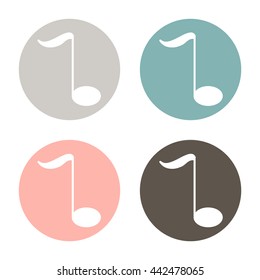musical note sign. character singing and the music industry