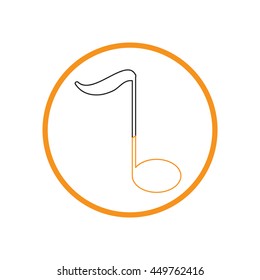 musical note sign. character singing and the music industry