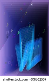 musical note template art