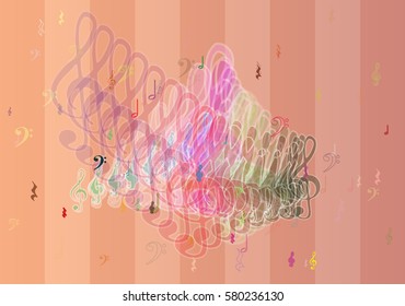 musical note template icon