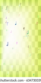 musical note texture elements