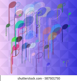musical note texture idea