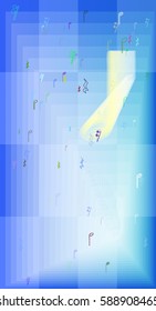 musical note texture idea