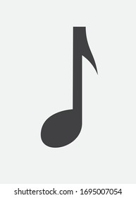 Musical note umbrella on white background. Vector illustration.