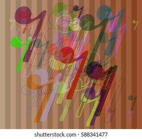 musical note vector art