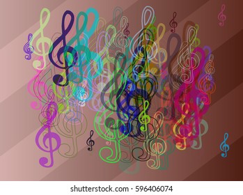 musical note vector design