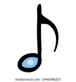 Musical Note Vector Doodle Icon