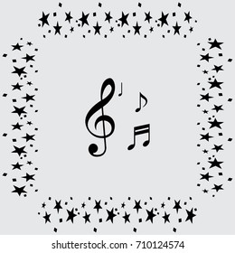 Musical note Vector icon