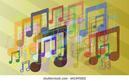 musical note vector idea