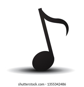 Musical note. Vector illustration.