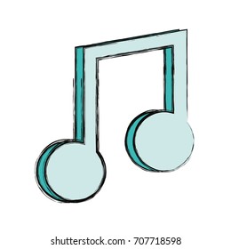 musical note vector  illustration