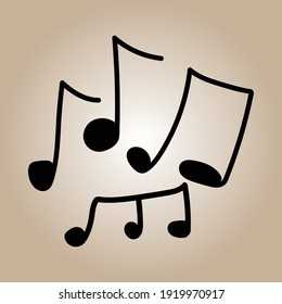 musical note vector set collection