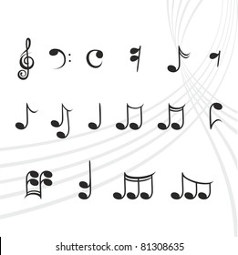 musical notes