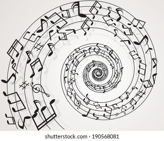 Musical notes background