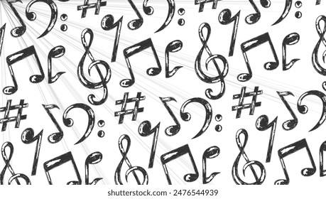 musical notes and basic musical scales