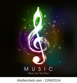 Musical notes. can be use as banner, tag, icon, sticker, flyer or poster.  EPS 10.