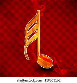 Musical notes. can be use as banner, tag, icon, sticker, flyer or poster.  EPS 10.