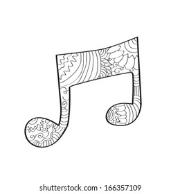 Musical Notes Doodle