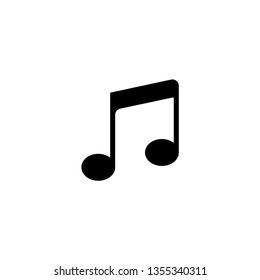 musical notes icon vector