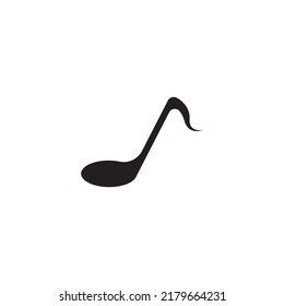 icono de notas musicales. diseño de símbolo de ilustración vectorial