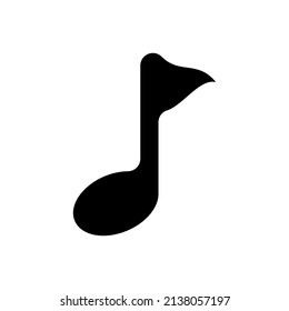 vector de icono de notas musicales. para música, canciones, melodías, aplicaciones para smartphones y más