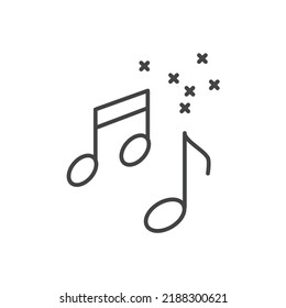 musical notes icons  symbol vector elements for infographic web
