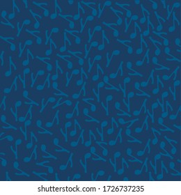 Musical notes pattern. Can be used for poster, postcard, brochure, invitation, book cover, catalog. Abstract background and texture for design.