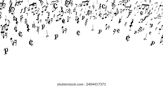 musical notes sheet music music background