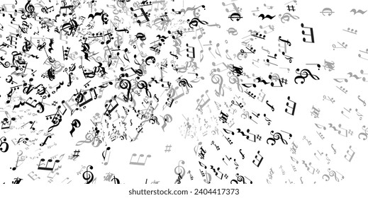 musical notes sheet music music background