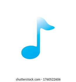 musical notes sign symbol vector isolated on white