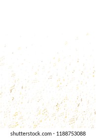 Musical notes symbols flying vector background. Notation melody record concept. Doodle music studio background. Gold sound recording notes.