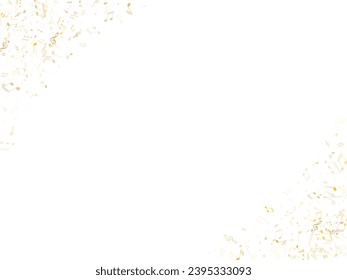 Musical notes, treble clef, flat and sharp symbols flying vector design. Notation melody record pictograms. Rock music studio background. Gold metallic melody sound notes icons.