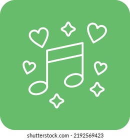 Musical Notes vector icon. Can be used for printing, mobile and web applications.