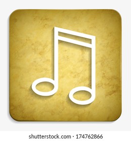 musical parchment icon