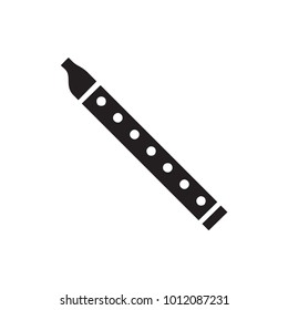 musical pipe icon illustration isolated vector sign symbol
