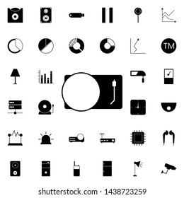 musical plate icon. Universal set of web for website design and development, app development