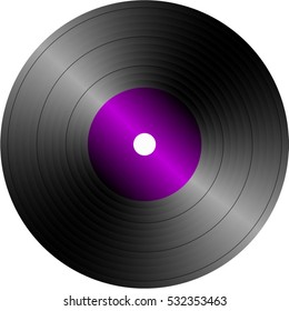 Musical plate purple