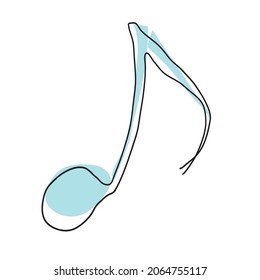 
musical scale illustration icon vector