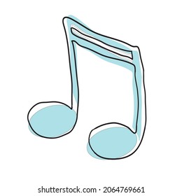 musical scale illustration icon vector