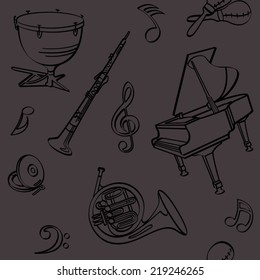 Musical Seamless Background