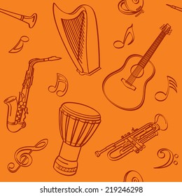 Musical Seamless Background
