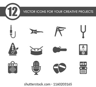 musical shop vector icons for your creative ideas