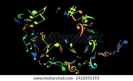 Similar – Image, Stock Photo Rubber worms: A boy sings a song to a girl, they play and dance