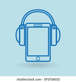 musical sound icon design 