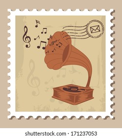 Musical stamp
