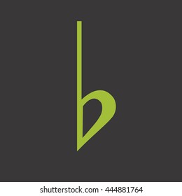 Musical symbol flat