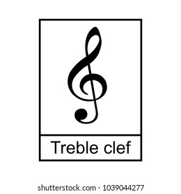 musical symbols and notes vector on white background illustration
